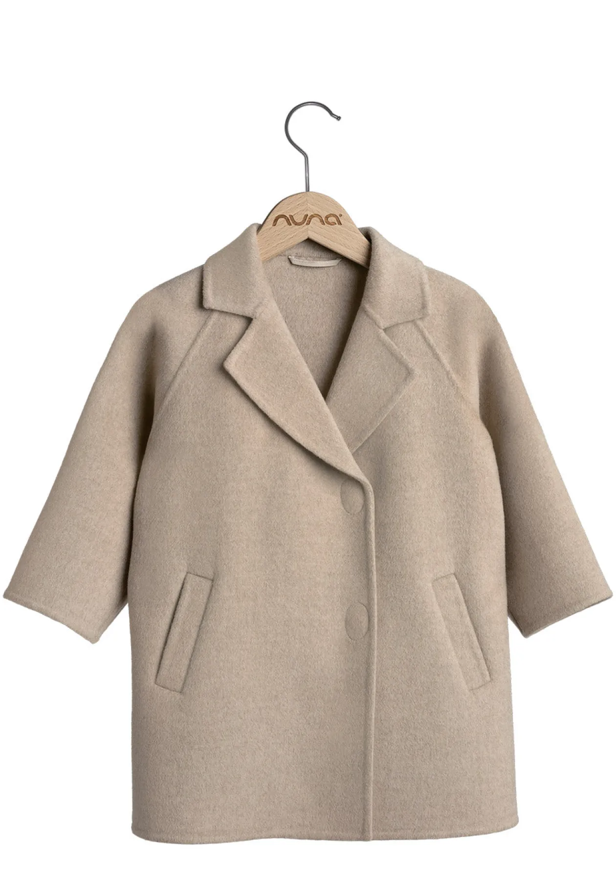 Cashmere Kindermantel stone