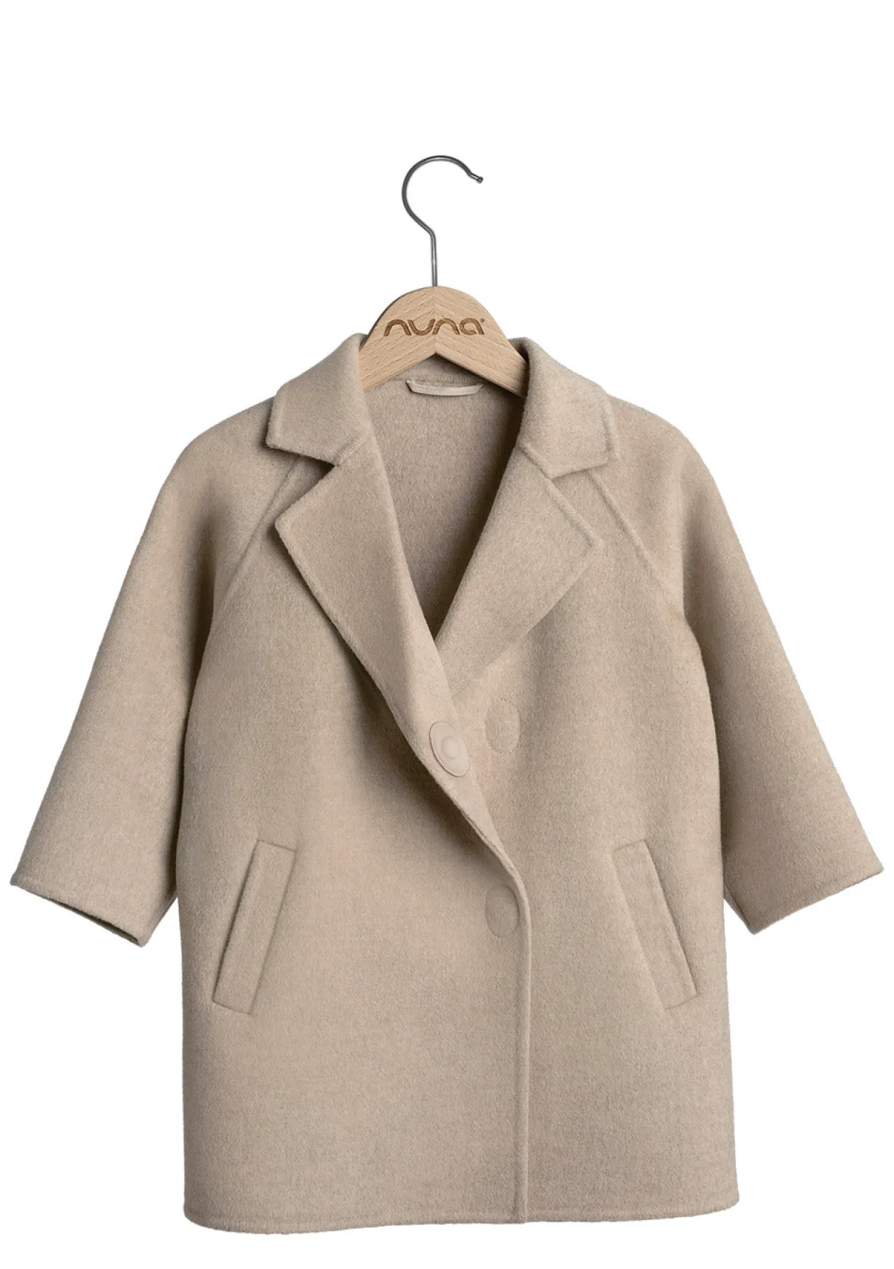 Cashmere Kindermantel stone