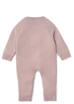 Cashmere Strampler dusty mauve