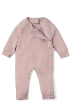 Cashmere Strampler dusty mauve