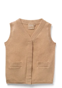 Cashmere Weste tan