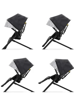 &Chill Campingstuhl Gestell dunkelgrau / schwarz