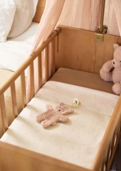 Decke Wiege 'Cosy Knit' Ivory 100 x 75 cm