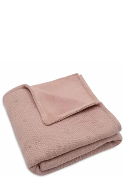 Decke Wiege 'Cosy Knit' Wild Rose 00 x 75 cm