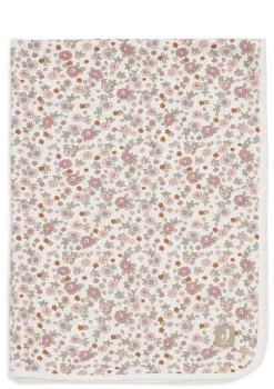 Decke Wiege 'Retro Flowers' 100 x 75 cm