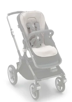 Doppel-Komfort Sitzauflage Reinweiß