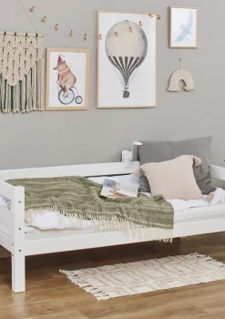 ECO Luxury' Einzelbett weiß 160 x 70 cm