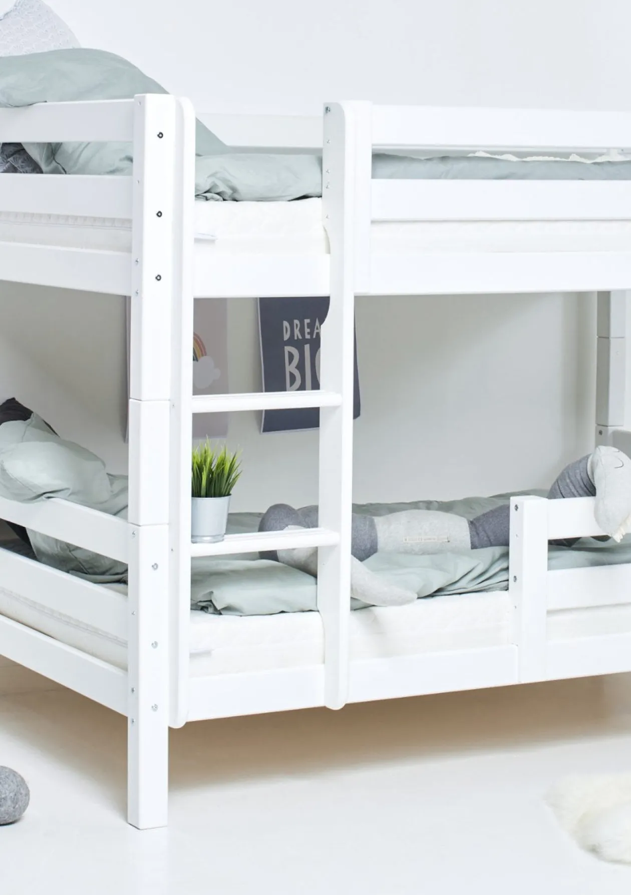 ECO Luxury' Etagenbett weiß 200 x 120 cm