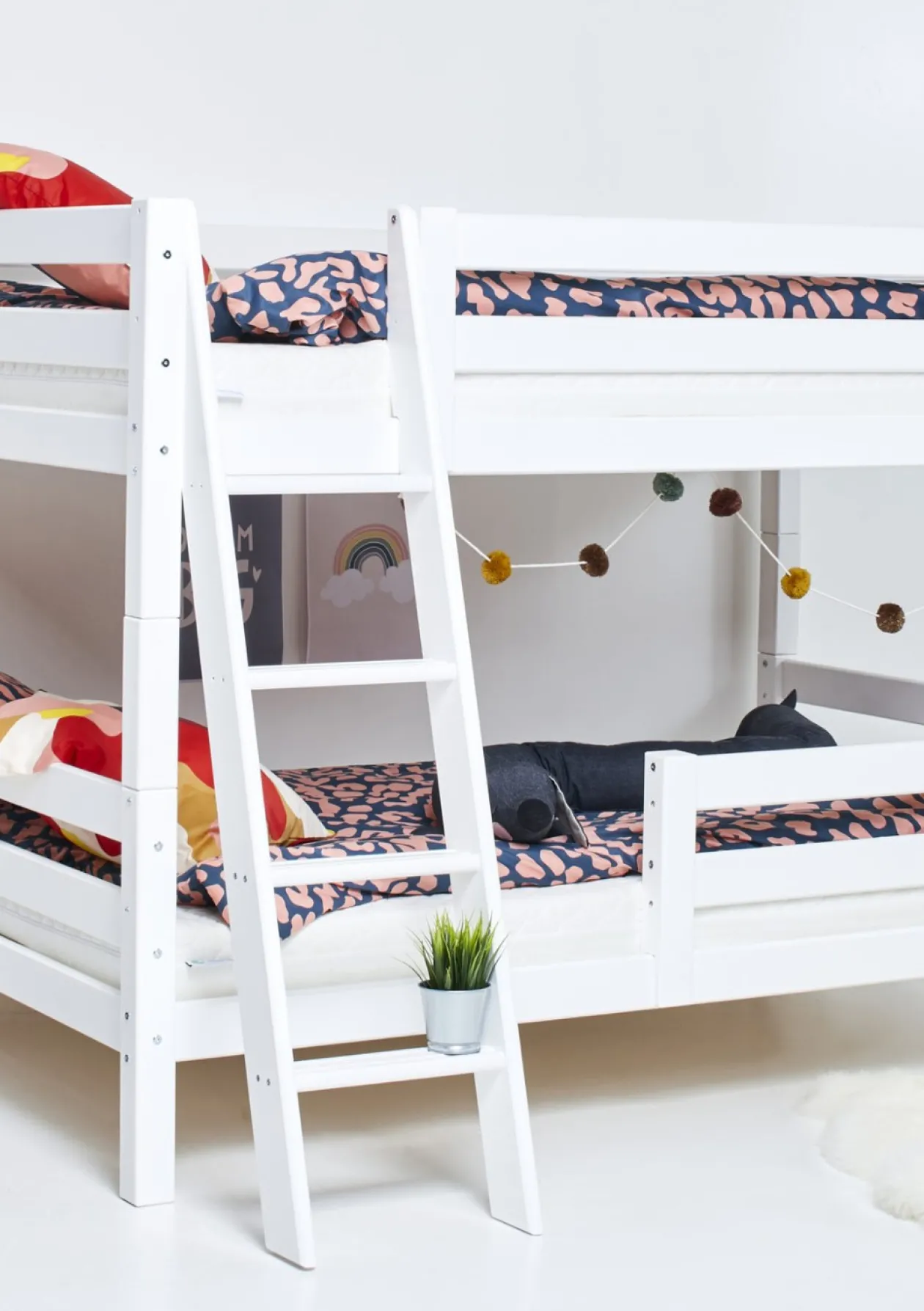 ECO Luxury' Etagenbett weiß 200 x 120 cm