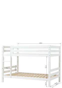 ECO Luxury' Etagenbett weiß 200 x 120 cm
