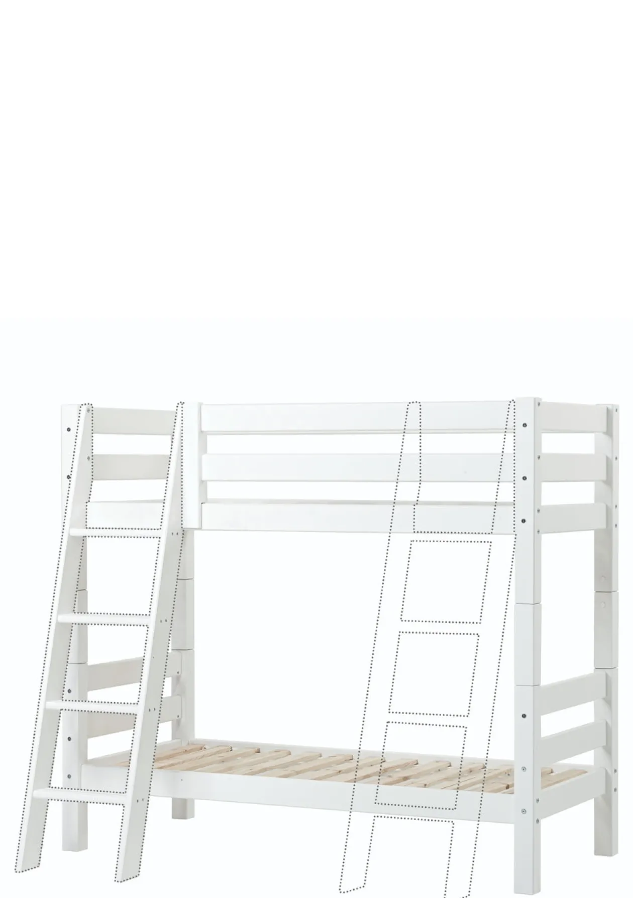 ECO Luxury' Etagenbett weiß 160 x 70 cm