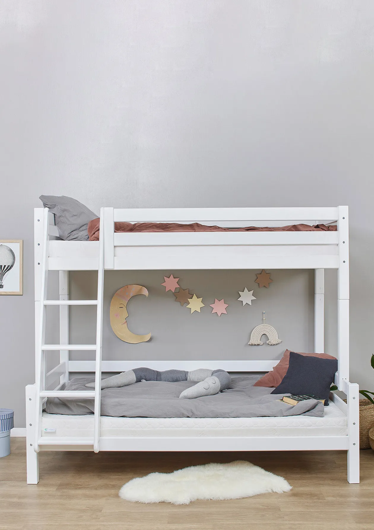 ECO Luxury' Familien-Etagenbett weiß