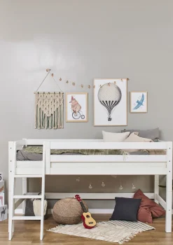 ECO Luxury' Halbhochbett weiß 200 x 90 cm