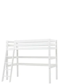 ECO Luxury' Hochbett mit Schreibtisch weiß 200 x 90 cm