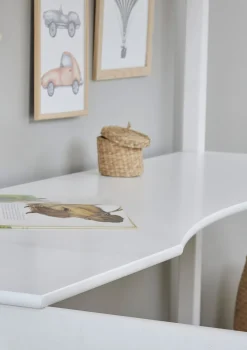 ECO Luxury' Hochbett mit Schreibtisch weiß 200 x 90 cm