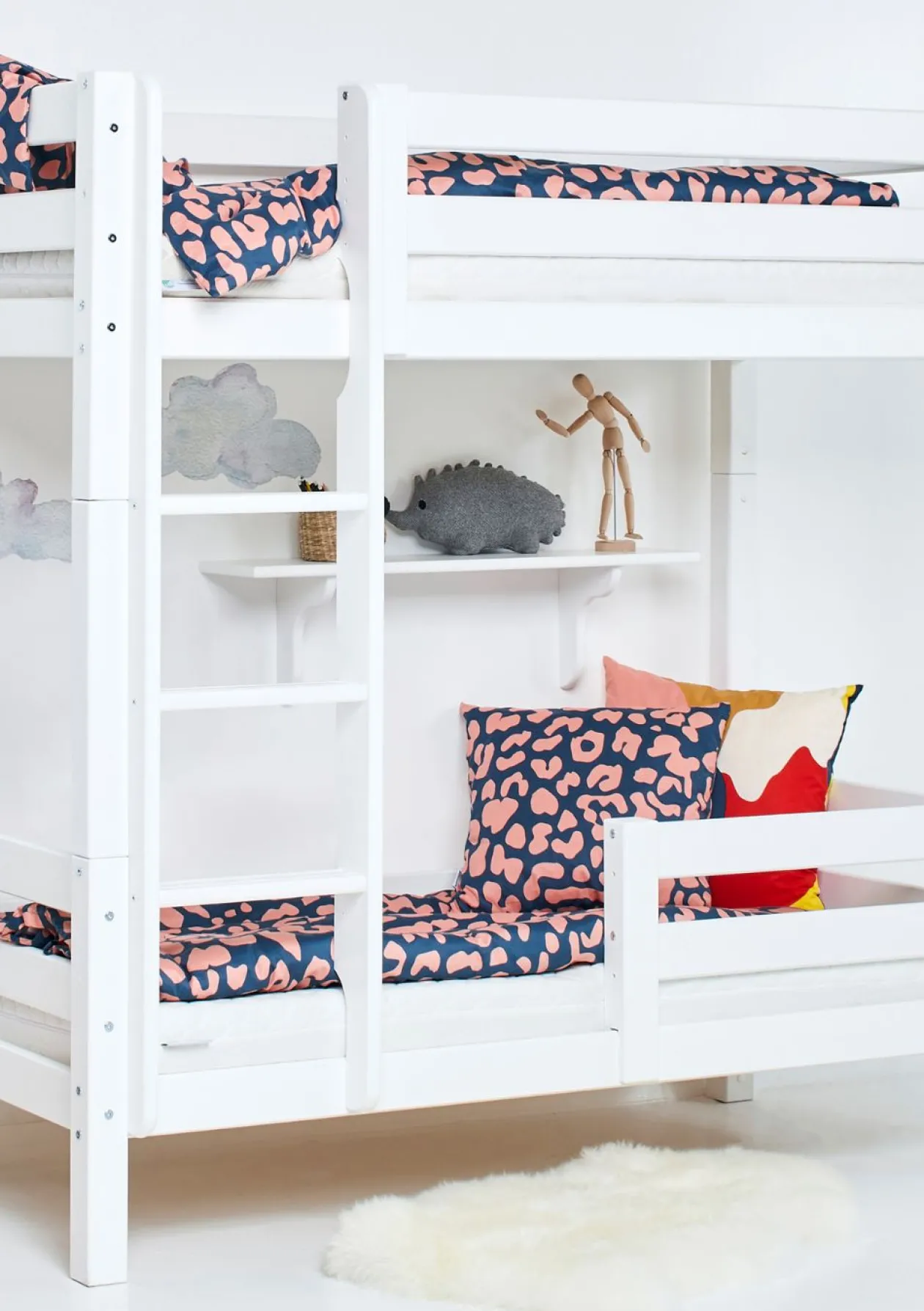 ECO Luxury' Hohes Etagenbett weiß 160 x 70 cm