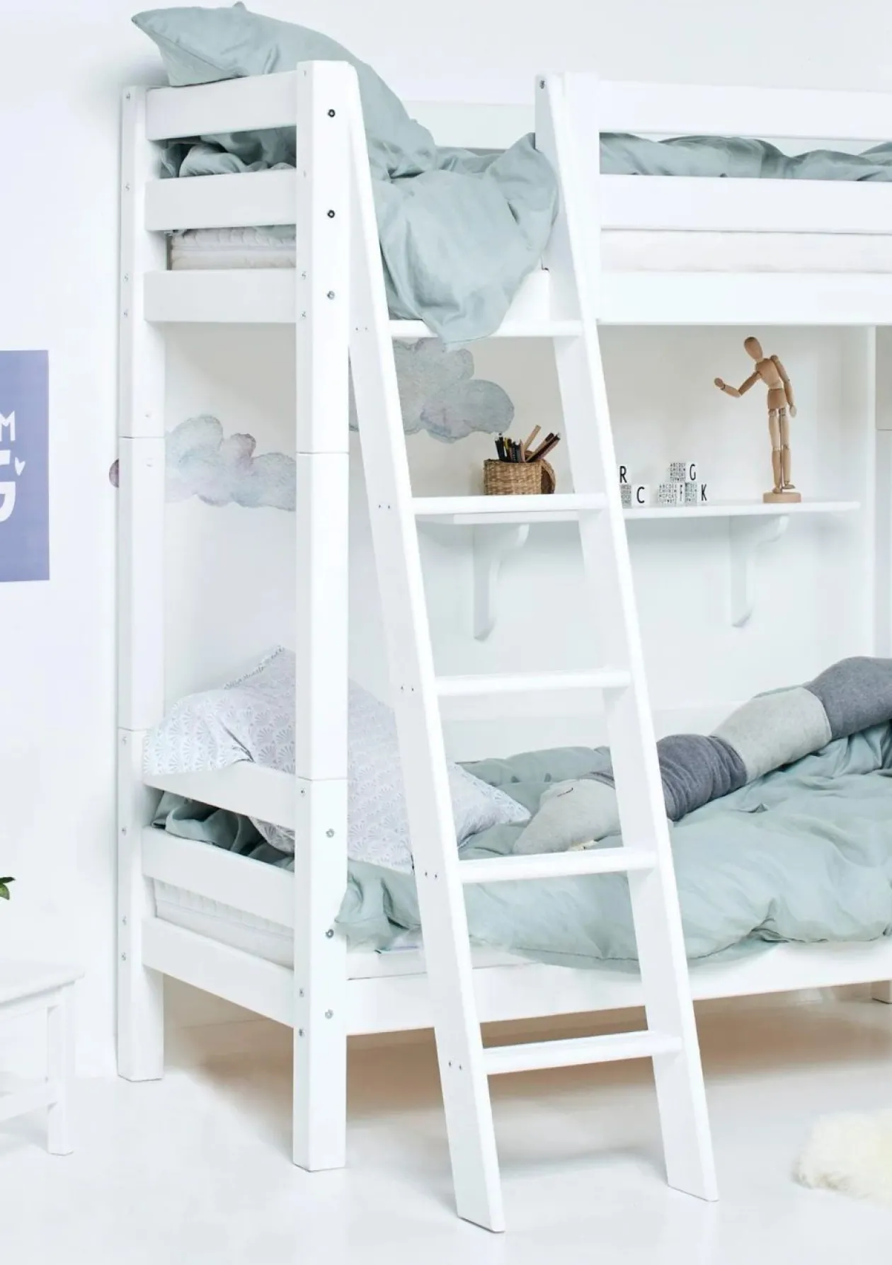 ECO Luxury' Leiter weiß, schräg, verschiedene Größen