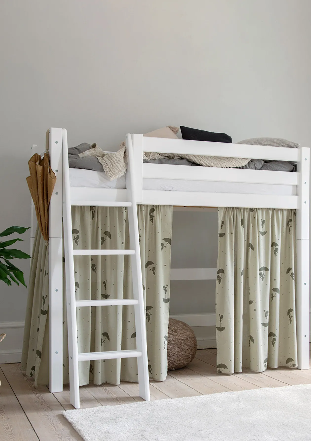 ECO Luxury' Mittelhochbett weiß 160 x 70 cm