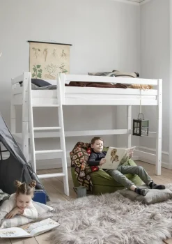 ECO Luxury' Mittelhochbett weiß 200 x 90 cm