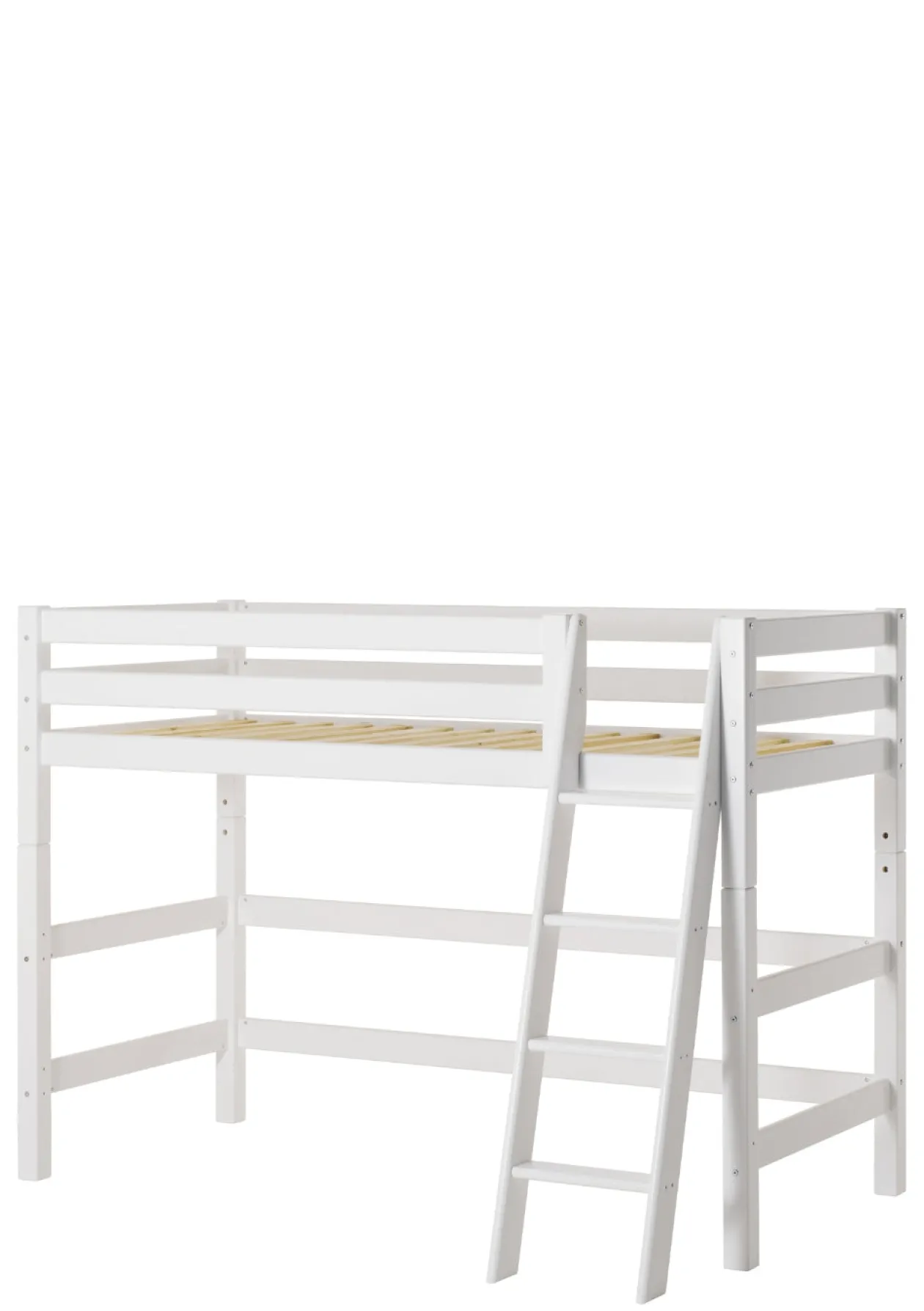 ECO Luxury' Mittelhochbett weiß 200 x 90 cm