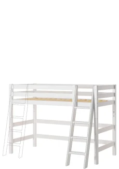 ECO Luxury' Mittelhochbett weiß 200 x 90 cm