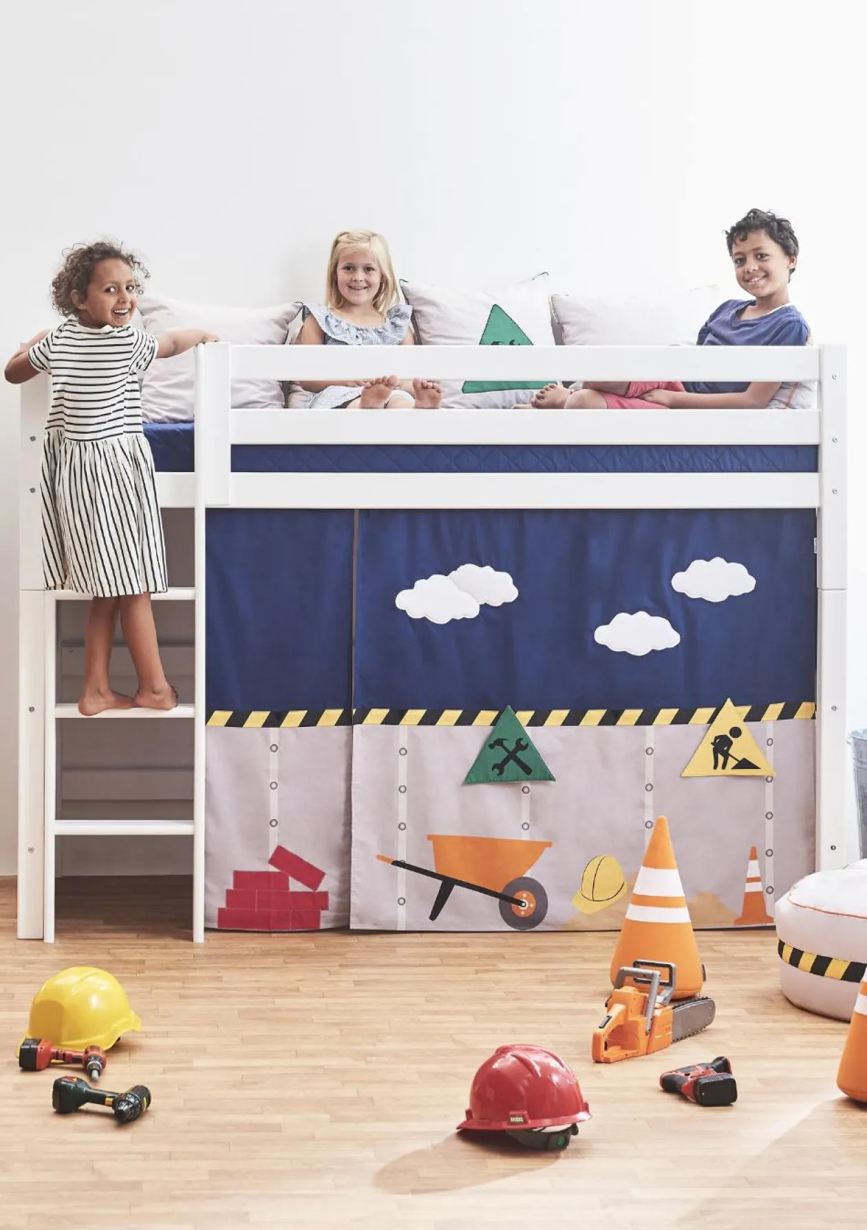 ECO Luxury' Mittelhochbett weiß 200 x 90 cm