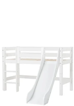 ECO Luxury' Spielbett mit Rutsche weiß 160 x 70 cm