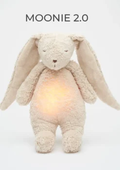 Einschlaf-Hase mit Licht 'Organic Humming Bunny 2.0' sand natur