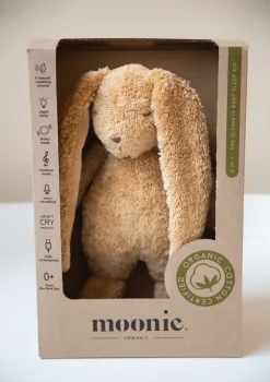 Einschlaf-Hase mit Licht 'Organic Humming Bunny 2.0' cappuccino