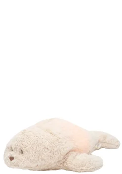 Einschlaf-Robbe mit Licht 'Organic Humming Seal' Sand