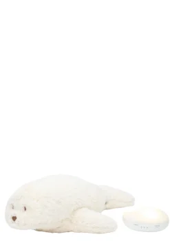 Einschlaf-Robbe mit Licht 'Organic Humming Seal' Polar