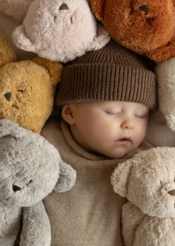 Einschlaf-Teddybär mit Licht 'Organic Humming Bear 2.0' rose