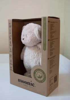 Einschlaf-Teddybär mit Licht 'Organic Humming Bear 2.0' rose