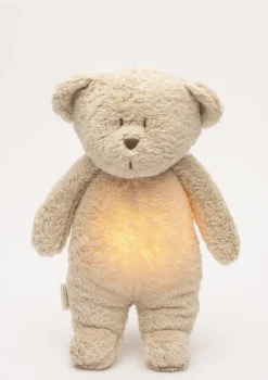 Einschlaf-Teddybär mit Licht 'Organic Humming Bear 2.0' sand natur