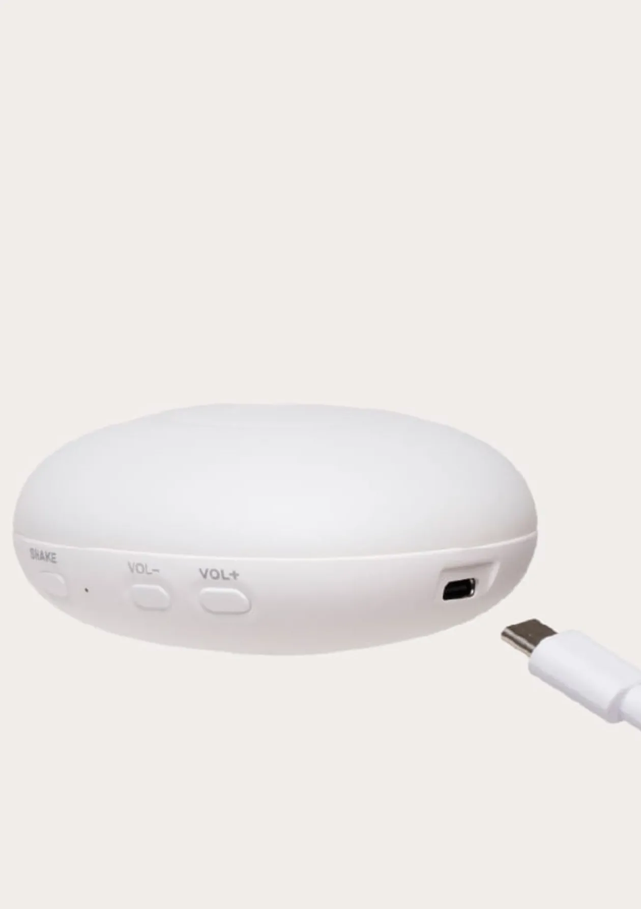 Einschlaf-Teddybär mit Licht 'Organic Humming Bear 2.0' sand natur