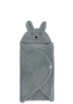 Einschlagdecke für Babyschale 'Bunny' Sea Green