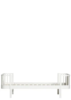 Einzelbett 'Wood Original' weiß 200 x 90 cm