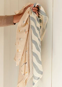 3er Pack Musselin Mulltücher 'Mio' Little Mouse 65 x 65 cm