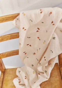 3er Pack Musselin Mulltücher 'Mio' Songbirds 65 x 65 cm