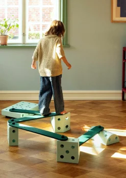 2er Set Balancierbalken Sand Grey / Honey Yellow