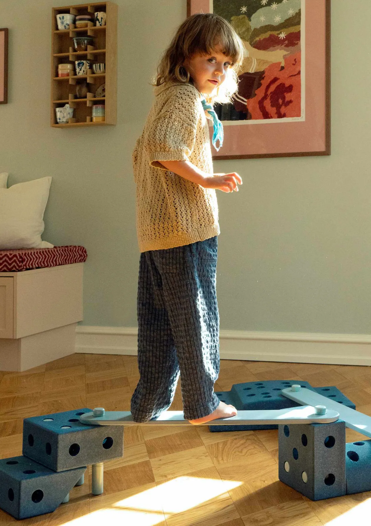 2er Set Balancierbalken Sky Blue