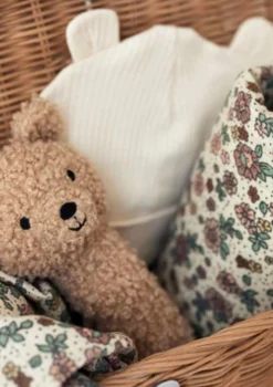 3er-Set Mulltücher Retro Flowers 70 x 70 cm