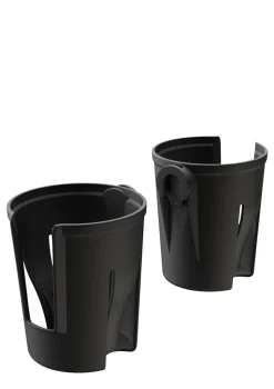 2er-Set Becherhalter schwarz