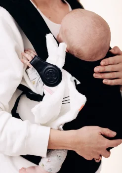 2er-Set Magnet-Clips Leder Schwarz