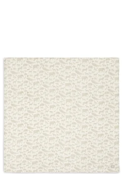 2er-Set Mulltücher 'Animals' nougat 115 x 115 cm