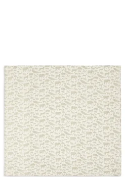 2er-Set Mulltücher 'Animals' Olive Green 115 x 115 cm