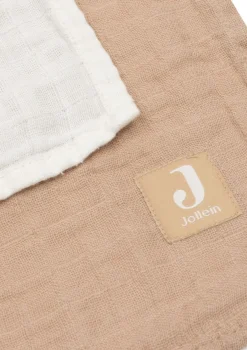 2er-Set Mulltücher Biscuit / Ivory 115 x 115 cm