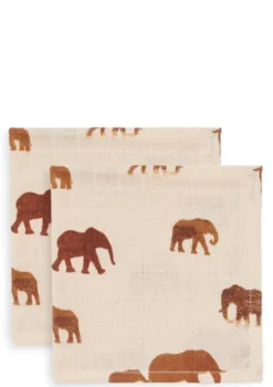 2er-Set Mulltücher Savannah 115 x 115 cm