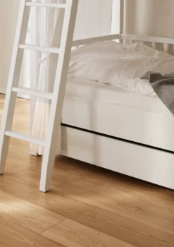 Etagenbett niedrig weiß 200 x 90 cm