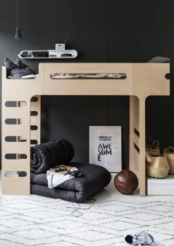 F Hochbett Natural 200 x 90 cm